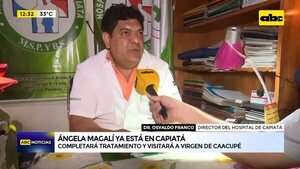 Ángela Magalí ya está en Capiatá - ABC Noticias - ABC Color