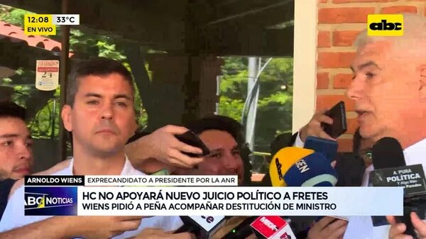 HC no apoyará nuevo juicio político a Fretes - ABC Noticias - ABC Color