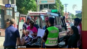La pequeña Ángela fue trasladada al hospital de Caacupé - Noticias Paraguay