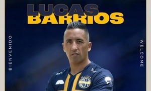 ¡Con un emotivo video, Lucas Barrios fue presentado en Trinidense! - trece
