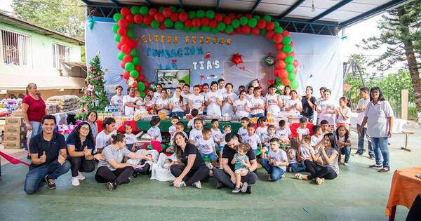La Nación / Hogar Las Tías: niños preparan zapatos y juntan pastos para recibir a los Reyes Magos