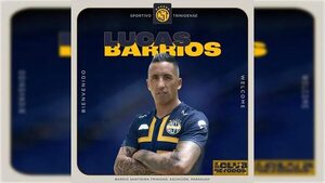 Trinidense: Lucas Barrios se viste de auriazul - Fútbol - ABC Color