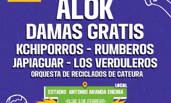 Dan a conocer los precios y los puntos de ventas de entradas para #ECOFEST CDE – Diario TNPRESS