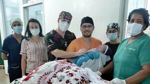 Un bebé nació con 5,5 kilos en Salto del Guairá