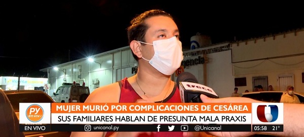 Piden justicia para joven madre que falleció tras una cesárea en Hospital de Villa Elisa - Unicanal