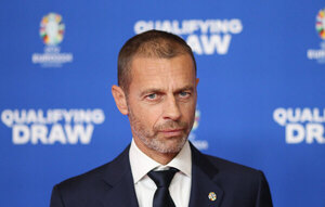 El presidente de la UEFA Aleksander Ceferin es el único candidato a su sucesión