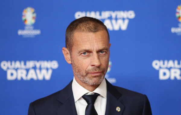 El presidente de la UEFA Aleksander Ceferin es el único candidato a su sucesión