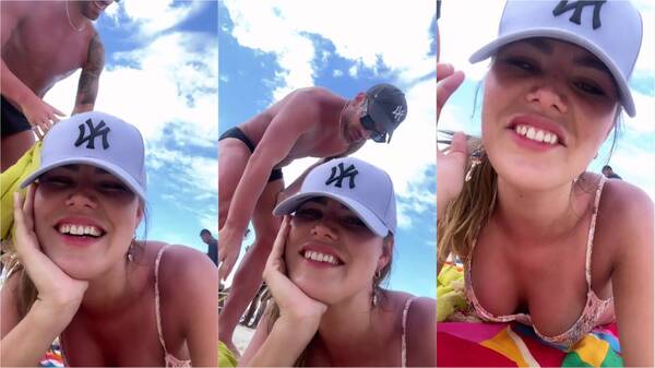 [VIDEO] ¡Le cancelaron la playa por borracha!