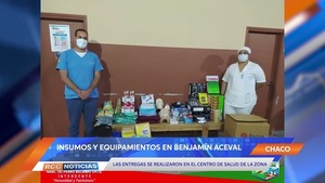 Dotaron de mayores insumos y equipamientos al centro de salud de Benjamín Aceval