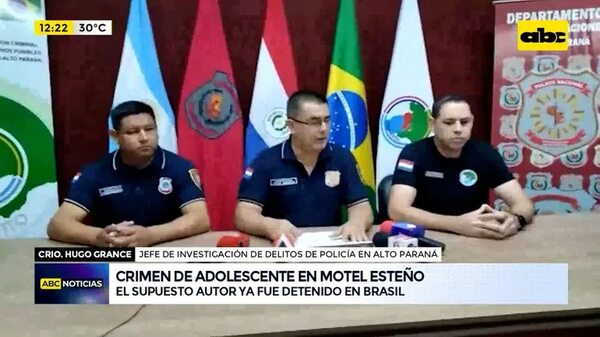 Crimen de adolescente en motel esteño - ABC Noticias - ABC Color