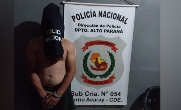 Llegó ebrio a su vivienda y golpeó a su concubina