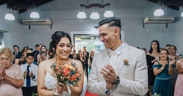 La Nación / El emotivo posteo del futbolista Walter González para celebrar su primer mes de casado