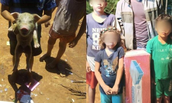 Papi que ofreció chanchitos por juguetes emocionado por la respuesta que obtuvo