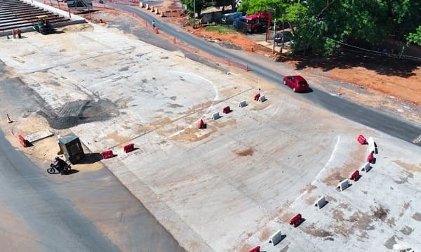 Arrancan trabajos para la rotonda sobre el túnel de Tres Bocas