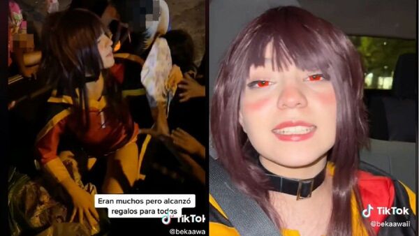 Onichan llevó regalos a niños de escasos recursos