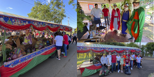 LOS REYES MAGOS TAMBIÉM PASARON POR LA CIUDAD DE CARMEN DEL PARANÁ - Itapúa Noticias