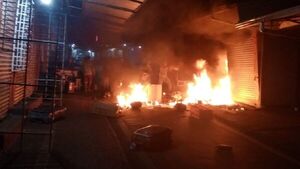 Incendio consume dos casillas en Ciudad del Este