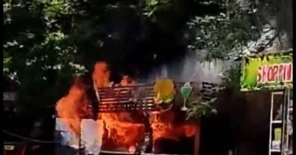 La Nación / Caaguazú: reportan incendio de una de las cantinas del Parque Ecológico Techapyrã