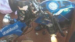 Motocicleta atropella a vendedora en Presidente Franco
