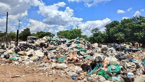 Recolectan más de 60.000 kilos de basura de un vertedero clandestino en Asunción  - Nacionales - ABC Color