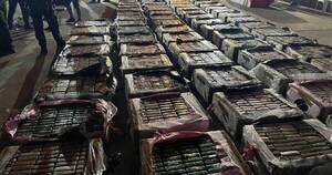 La Nación / Ecuador: mezclan cocaína incautada con cemento para evitar su reutilización