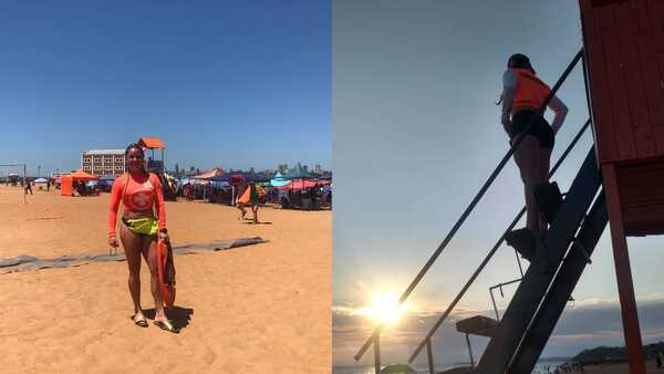 Rompiendo barreras y siendo heroína como guardavida en la playa San José de Encarnación