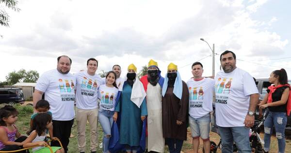 La Nación / Ciudadanos luqueños ayudan a los reyes magos a llegar a más de mil niños