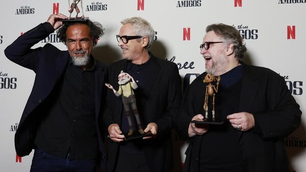 Tres cineastas mexicanos y una amistad clave para lograr el éxito