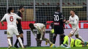 Roma rescata un empate de su visita al Milan