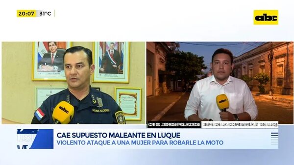 Cae supuesto maleante en Luque - Periodísticamente - ABC Color