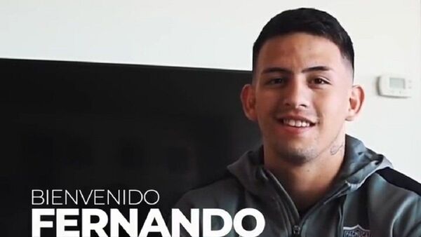Así presentan a Fernando Ovelar en su nuevo equipo