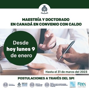 Becal habilita desde hoy postulación a becas de maestrías y doctorados en Canadá - .::Agencia IP::.