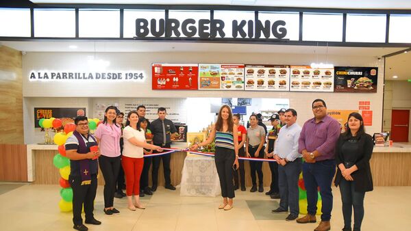 Burger King Lago abre sus puertas en shopping de Ciudad del Este
