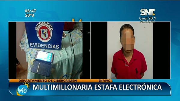 Ciberseguridad: Detienen a vaciador de cuentas - SNT