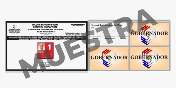 Se utilizarán boletines tradicionales en elección de gobernador del Guairá | 1000 Noticias