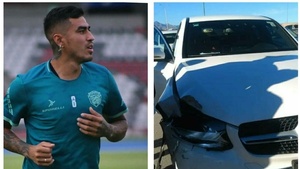 "Motochorro" Lezcano se accidentó con su auto y se perdió el debut con su batuta