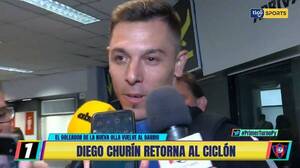 [VIDEO] ¡Atendé las primeras palabras de Diego Churín al llegar a nuestro país!