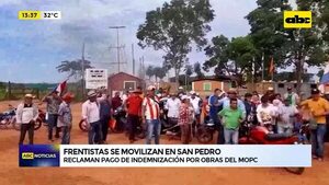 Frentistas se movilizan en San Pedro - ABC Noticias - ABC Color