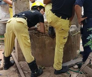 Hombre cayó a un pozo en Asunción y murió
