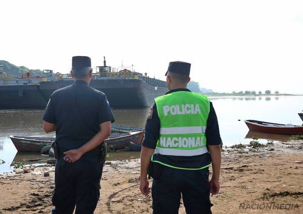 Buscan a un joven y a un niño desaparecidos en aguas del río Paraguay