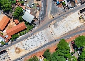 Esta semana podría concluir las obras de la nueva rotonda de Tres Bocas