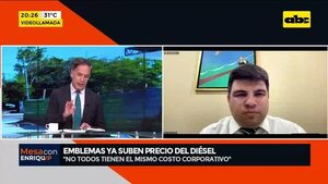 Emblemas ya suben precio del diésel - Mesa de Periodistas - ABC Color
