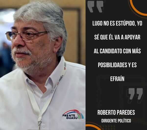 Efraín Alegre tiene la bendición de Lugo
