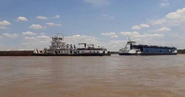 La Nación / Bajante del río en Pilar: embarcaciones varadas suben a 19 y tramo se encuentra bloqueado