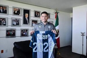 Fernando Ovelar, en el Pachuca - Fútbol Internacional - ABC Color