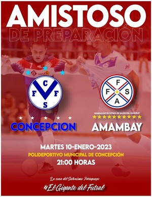 Fútbol de salón: Amambay visita a Concepción en amistoso previo para las eliminatorias - Radio Imperio