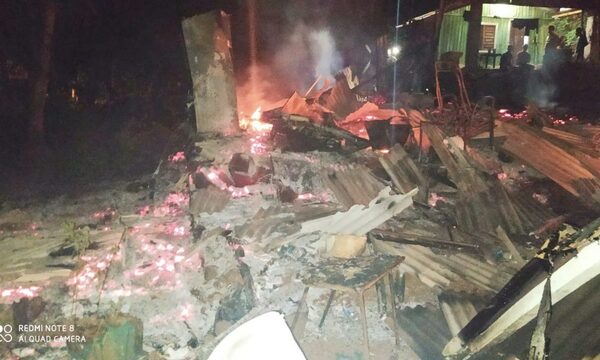 Hombre de 39 años muere carbonizado al incendiarse su casa, mientras su pareja participaba de un velatorio – Diario TNPRESS
