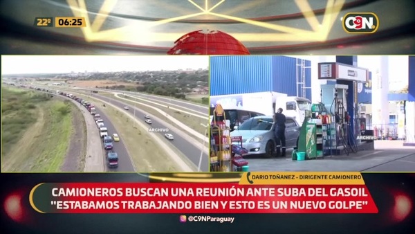 Camioneros buscan una reunión ante suba del gasoil - C9N