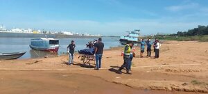 Otro ahogado en río Paraguay: hallan en San Antonio cadáver de joven desaparecido en Lambaré - Policiales - ABC Color