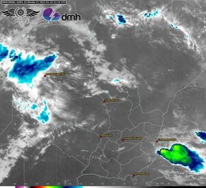 Alerta meteorológica por lluvias, tormentas y vientos en el este de la Región Oriental - Nacionales - ABC Color